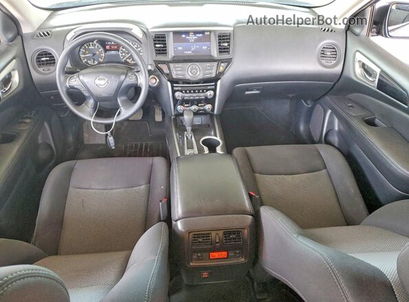 5N1DR2MM8JC658385 2018 NISSAN PATHFINDER Blue Вид панелі приладів