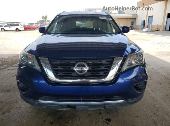 5N1DR2MM8JC658385 2018 NISSAN PATHFINDER Blue Вид спереду