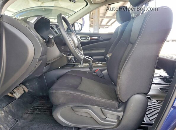5N1DR2MM8JC658385 2018 NISSAN PATHFINDER Blue Вид салону спереду