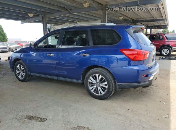 5N1DR2MM8JC658385 2018 NISSAN PATHFINDER Blue Задня ліва чверть