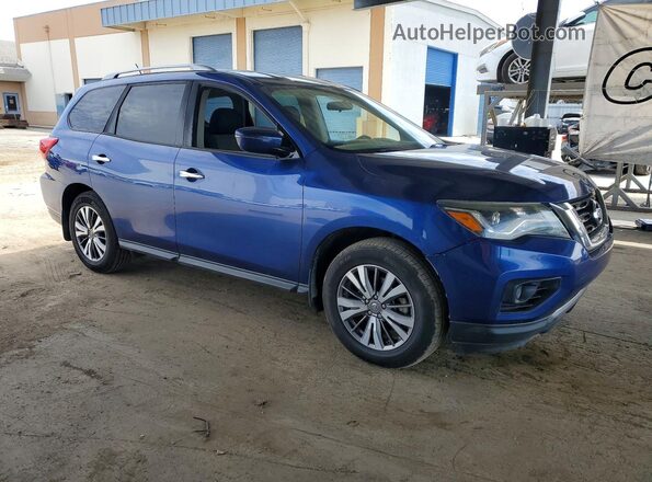 5N1DR2MM8JC658385 2018 NISSAN PATHFINDER Blue Передня права чверть
