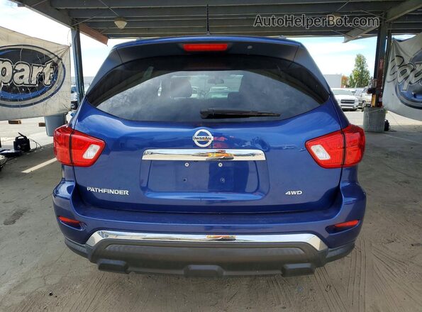 5N1DR2MM8JC658385 2018 NISSAN PATHFINDER Blue Вид ззаду