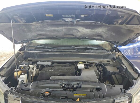 5N1DR2MM8JC658385 2018 NISSAN PATHFINDER Blue Вид підкапотного простору