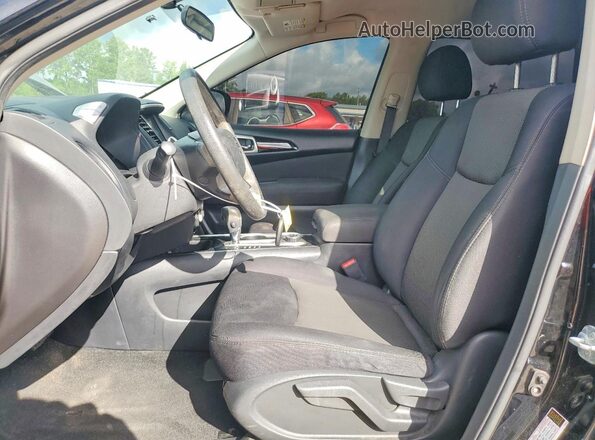 5N1DR2MM9HC649415 2017 NISSAN PATHFINDER Black Widok wnętrza z przodu