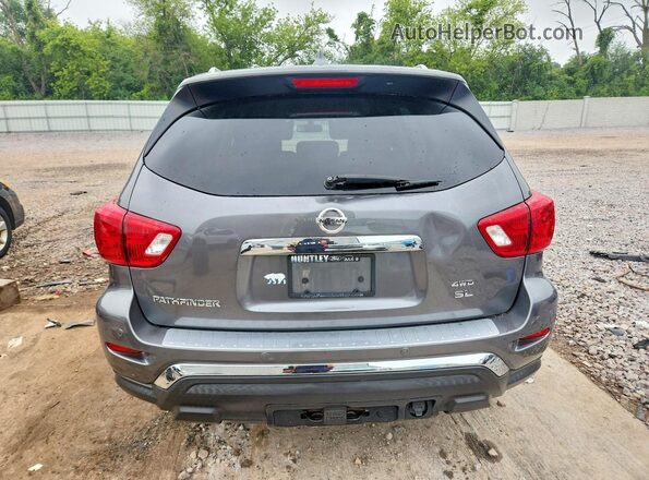 5N1DR2MM9KC646182 2019 NISSAN PATHFINDER Gray Вид ззаду