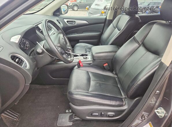 5N1DR2MM9KC646182 2019 NISSAN PATHFINDER Gray Вид салону спереду