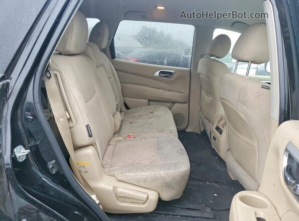 5N1DR2MN0KC623592 2019 NISSAN PATHFINDER Black Widok wnętrza z tyłu