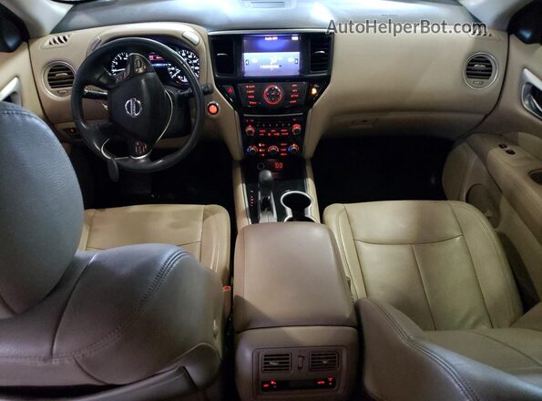 5N1DR2MN1JC614043 2018 NISSAN PATHFINDER White Dashboard view