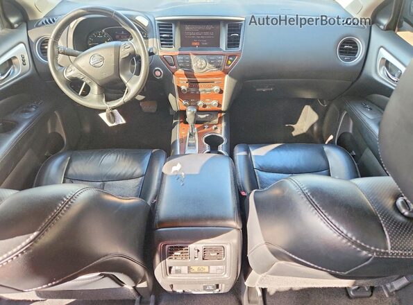 5N1DR2MN3HC901149 2017 NISSAN PATHFINDER Black Հետևի նստատեղերի տեսք