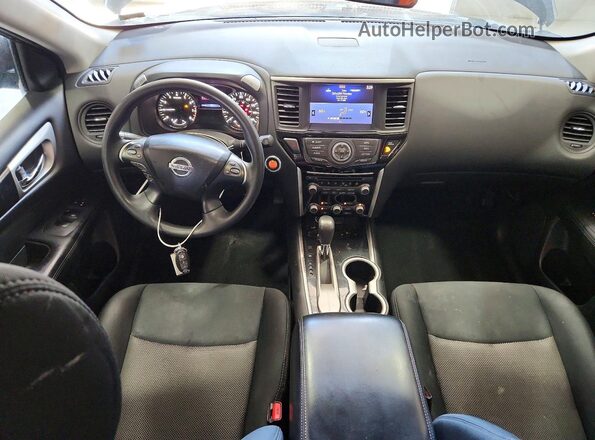 5N1DR2MN3JC624668 2018 NISSAN PATHFINDER Black Սարքավորումների վահանակի տեսք