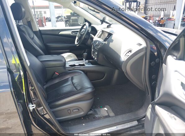 5N1DR2MN4JC631208 2018 NISSAN PATHFINDER Black Front interior view