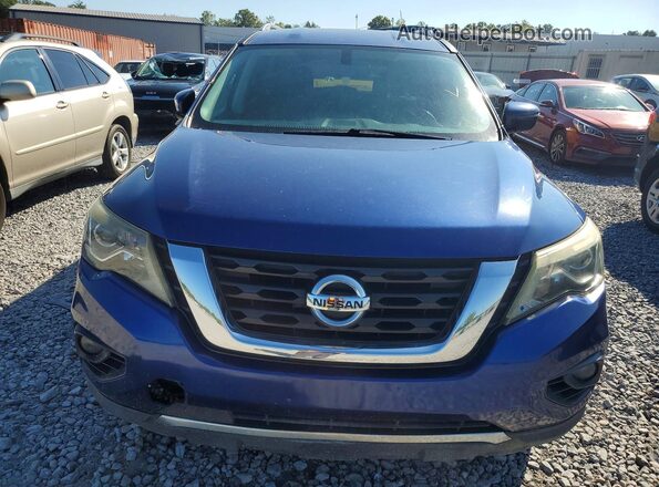 5N1DR2MN6JC605483 2018 NISSAN PATHFINDER Blue Front view