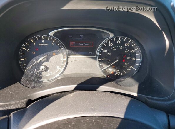 5N1DR2MN6JC605483 2018 NISSAN PATHFINDER Blue Instrument cluster view