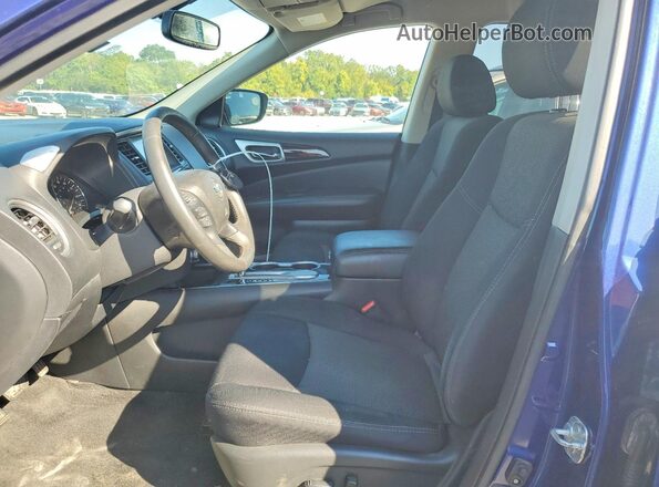 5N1DR2MN6JC605483 2018 NISSAN PATHFINDER Blue Front interior view