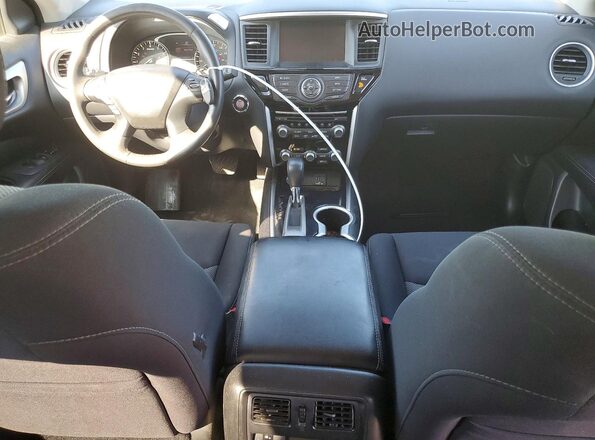 5N1DR2MN6JC605483 2018 NISSAN PATHFINDER Blue Dashboard view