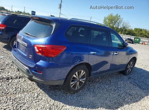 5N1DR2MN6JC605483 2018 NISSAN PATHFINDER Blue Rear right