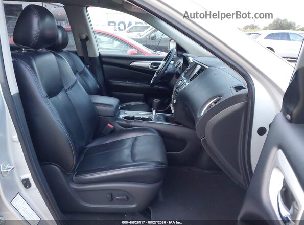 5N1DR2MN6KC628019 2019 NISSAN PATHFINDER Silver წინა სალონის ხედი