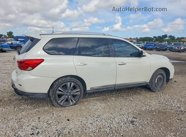 5N1DR2MN6KC633740 2019 NISSAN PATHFINDER White Задня права чверть