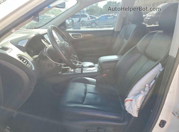 5N1DR2MN6KC633740 2019 NISSAN PATHFINDER White Вид салону спереду