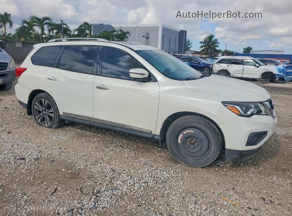 5N1DR2MN6KC633740 2019 NISSAN PATHFINDER White Передня права чверть