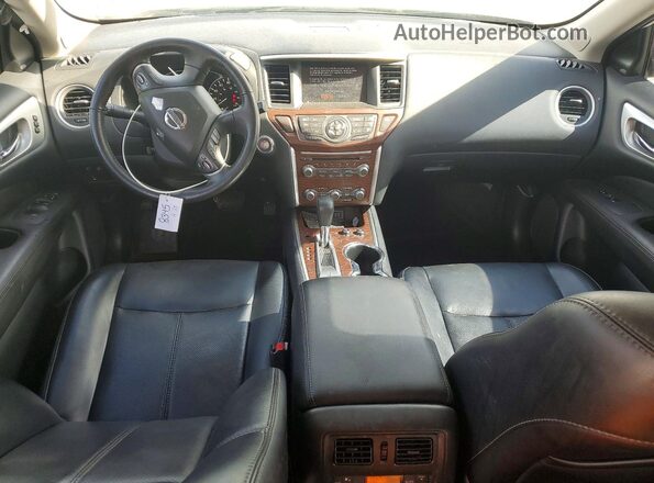 5N1DR2MN6KC633740 2019 NISSAN PATHFINDER White Вид панелі приладів