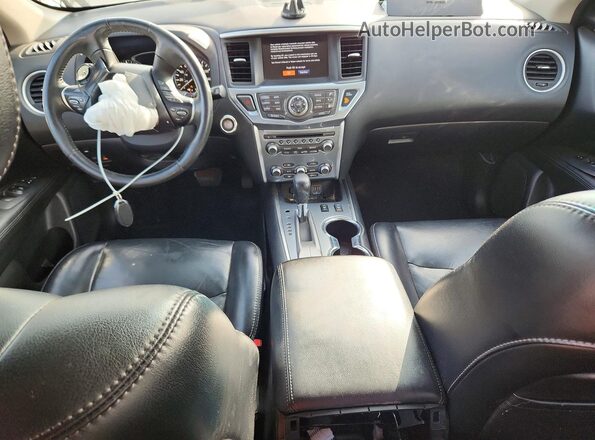 5N1DR2MN8JC625072 2018 NISSAN PATHFINDER Black Widok deski rozdzielczej