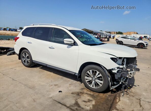 5N1DR2MNXKC655370 2019 NISSAN PATHFINDER Белый Передняя правая четверть