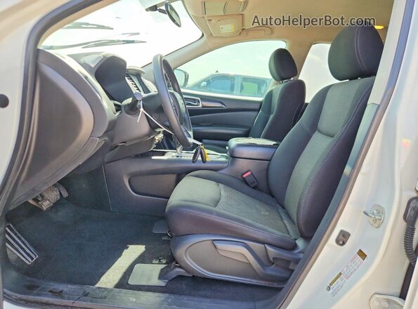 5N1DR2MNXKC655370 2019 NISSAN PATHFINDER Белый Вид салона спереди