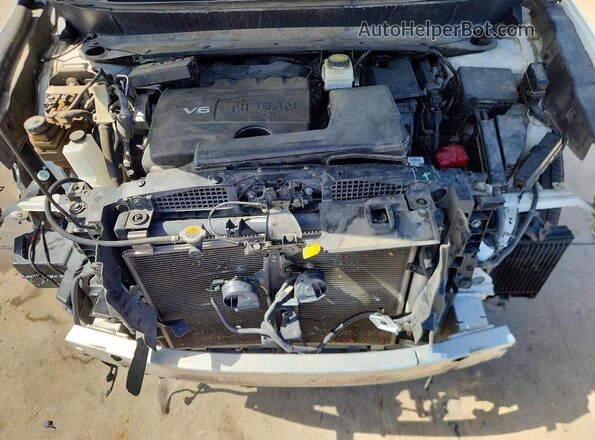 5N1DR2MNXKC655370 2019 NISSAN PATHFINDER Белый Вид подкапотного пространства