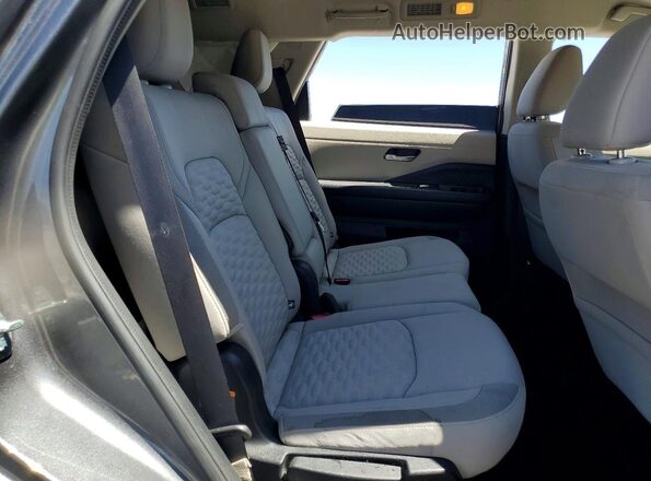 5N1DR3BA2NC240232 2022 NISSAN PATHFINDER Gray უკანა სავარძლების ხედი