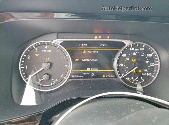 5N1DR3CA2SC302464 2025 NISSAN PATHFINDER Gray Вид щитка приладів
