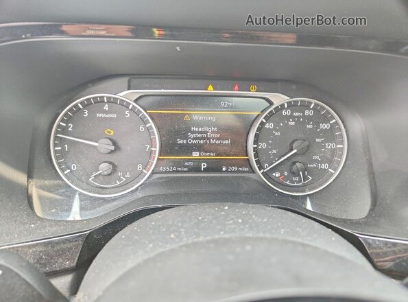 5N1DR3CD0RC284826 2024 NISSAN PATHFINDER White Instrument cluster view