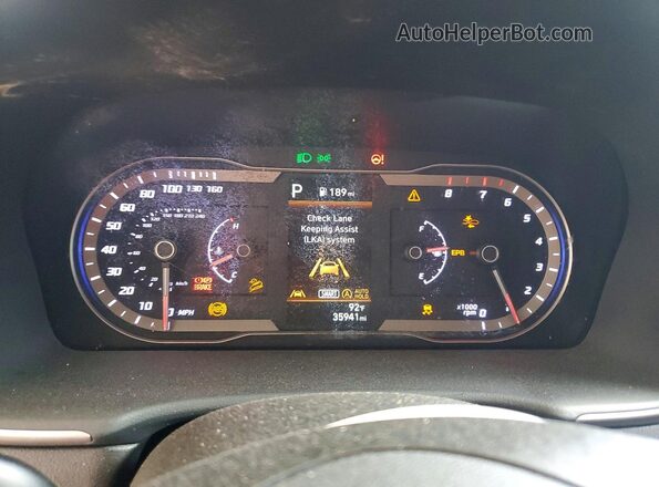 5NMJA3AE1PH255103 2023 HYUNDAI TUCSON Gray Widok zestawu wskaźników