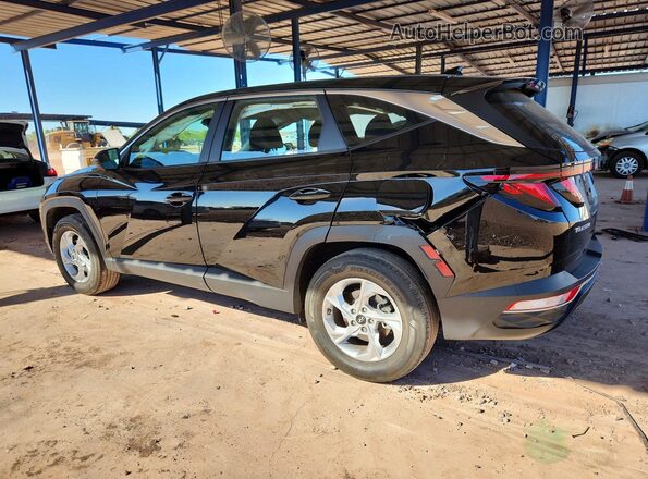 5NMJACAE6NH080165 2022 HYUNDAI TUCSON Black Задня ліва чверть