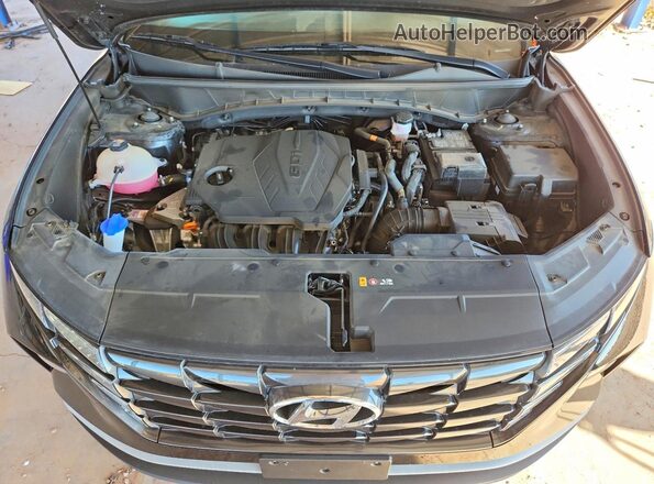 5NMJACAE6NH080165 2022 HYUNDAI TUCSON Black Вид підкапотного простору