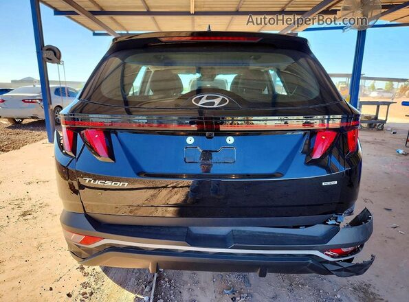 5NMJACAE6NH080165 2022 HYUNDAI TUCSON Black Вид ззаду