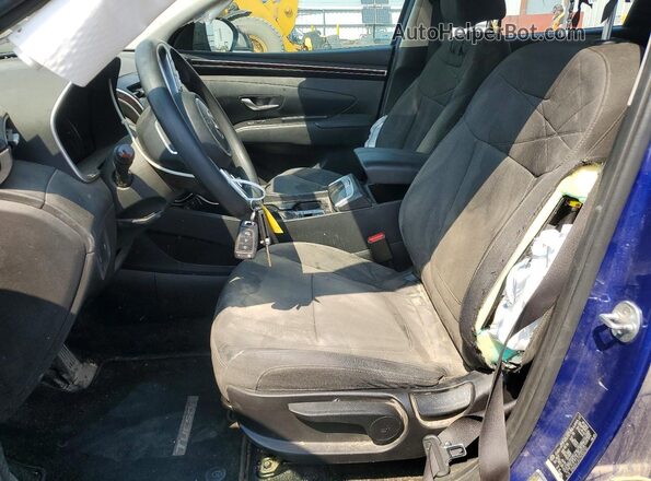 5NMJACAE7NH052150 2022 HYUNDAI TUCSON Blue Vista interior delantera