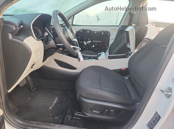 5NMJB3AE5NH145214 2022 HYUNDAI TUCSON White წინა სალონის ხედი