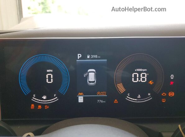 5NMJB3DE0TH683912 2026 HYUNDAI TUCSON White Vista del cuadro de instrumentos