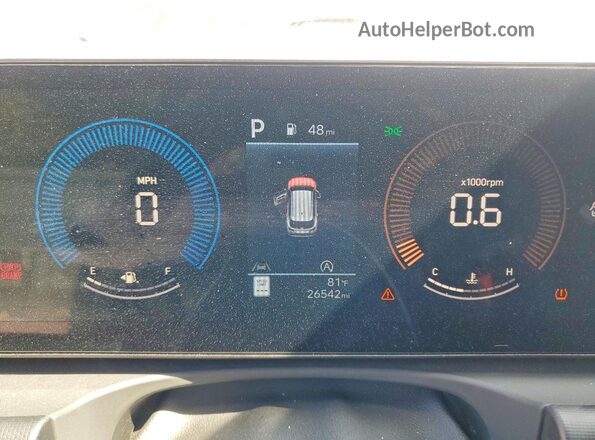 5NMJB3DE2TH666755 2026 HYUNDAI TUCSON Серый Вид щитка приборов