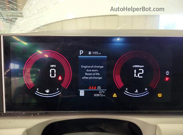 5NMJB3DE3SH562676 2025 HYUNDAI TUCSON White Instrument cluster view