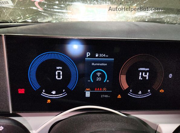 5NMJB3DE3TH698050 2026 HYUNDAI TUCSON Green Instrument cluster view