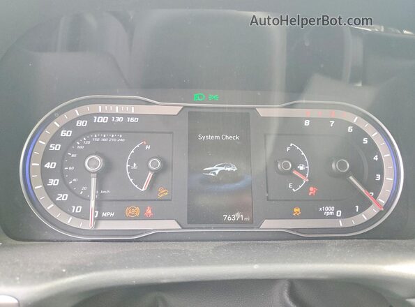 5NMJB3DE4RH296210 2024 HYUNDAI TUCSON Silver ხელსაწყოთა პანელის ხედი