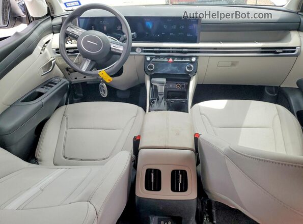 5NMJB3DE4SH503930 2025 HYUNDAI TUCSON Белый Вид панели приборов