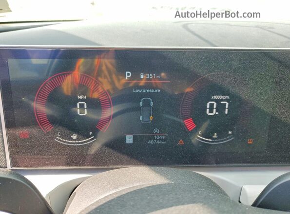 5NMJB3DE5SH483770 2025 HYUNDAI TUCSON Blue Vista del cuadro de instrumentos
