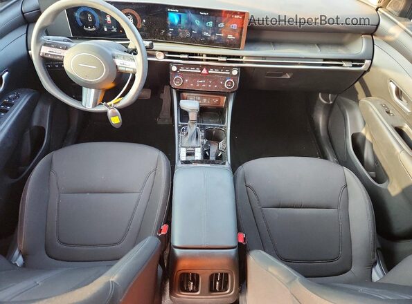 5NMJB3DE5SH535334 2025 HYUNDAI TUCSON Blue Вид панелі приладів