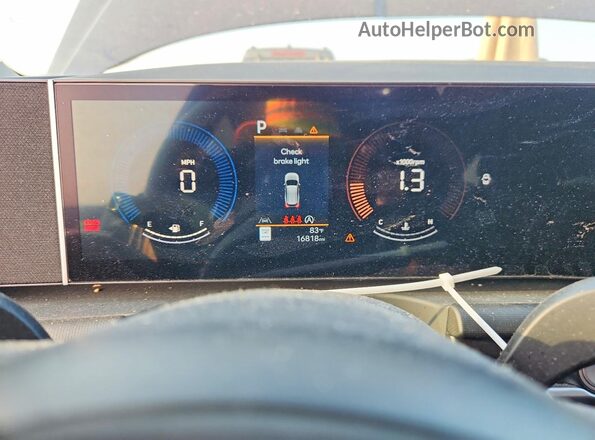 5NMJB3DE5SH535334 2025 HYUNDAI TUCSON Blue Вид щитка приладів
