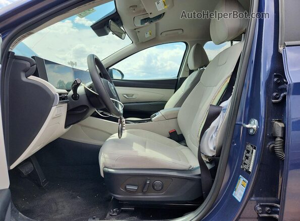 5NMJB3DEXSH554672 2025 HYUNDAI TUCSON Blue Front interior view