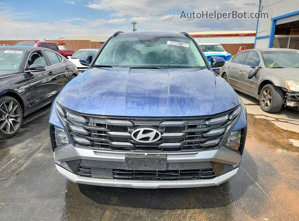 5NMJB3DEXSH554672 2025 HYUNDAI TUCSON Blue Front view