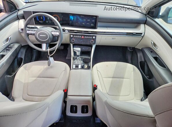 5NMJB3DEXSH554672 2025 HYUNDAI TUCSON Blue Dashboard view